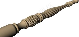 有凹槽的菠萝床后keystonew...