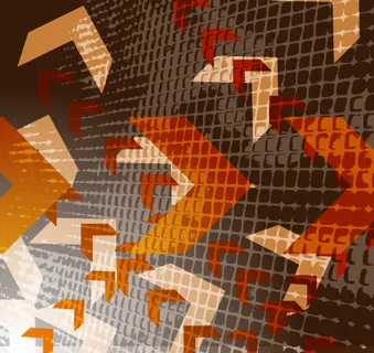 穿怀旧背景02矢量