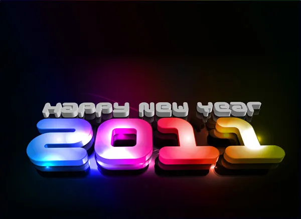 幻彩2011矢量6eps,ai矢量模版下载