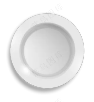 白色的盘子
