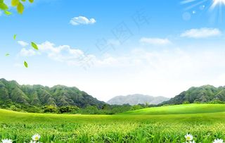 春天自然风景PSD素材