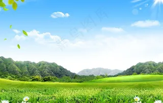 春天自然风景PSD素材