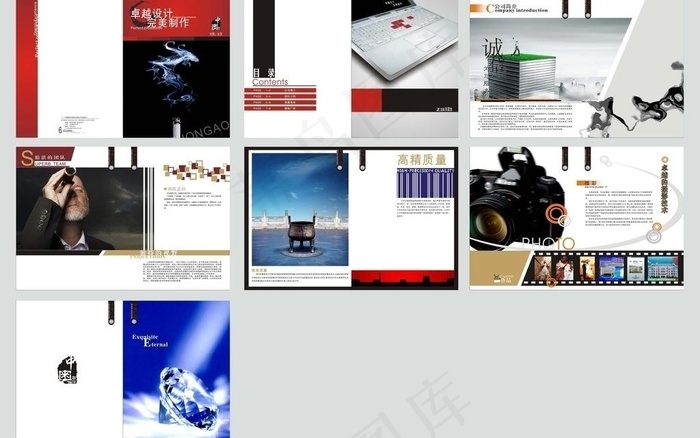 广告公司画册图片