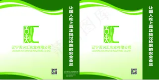 绿色无公害食品企业手提袋