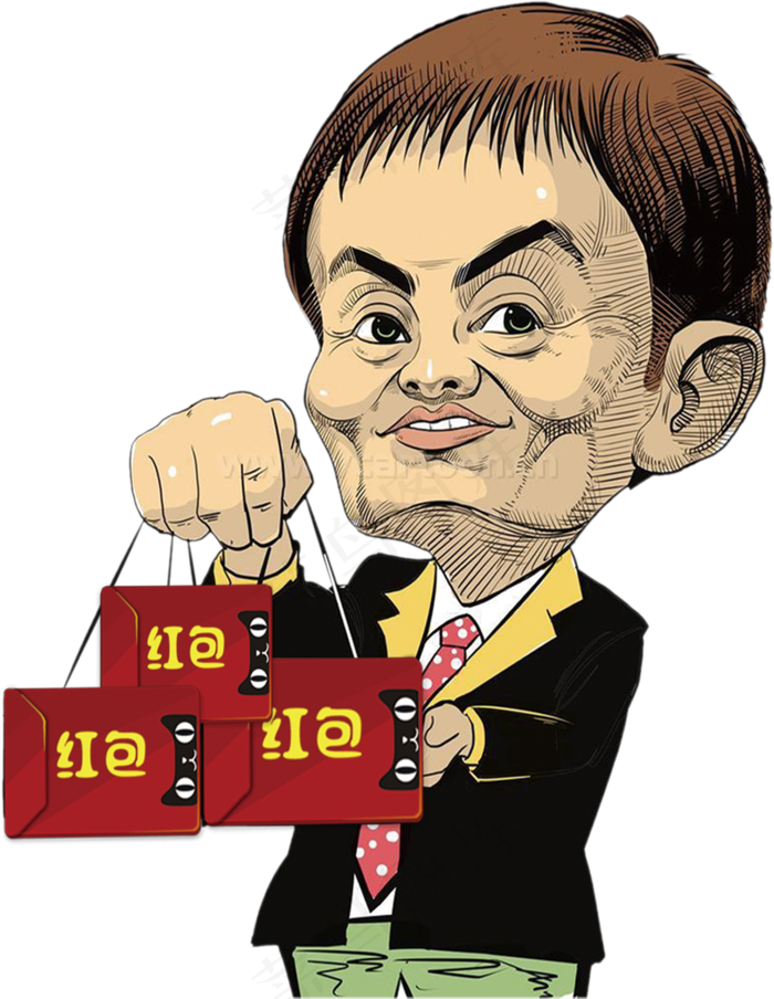 中国春节过年压岁红包卡通素材