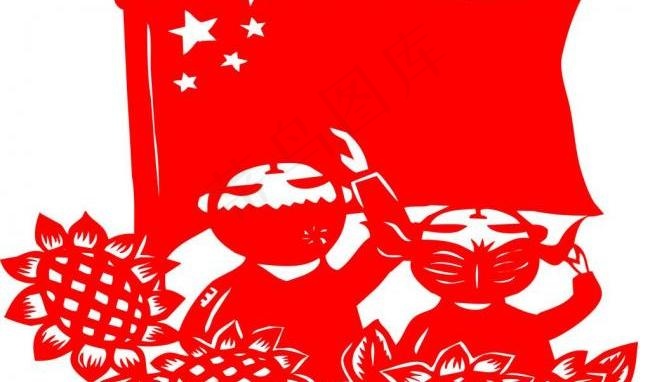 尊敬国旗爱祖国图片cdr矢量模版下载