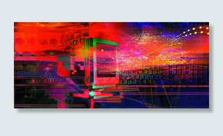 现代显示屏图案