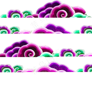 中式中国风古典祥纹边框PNG透明背...