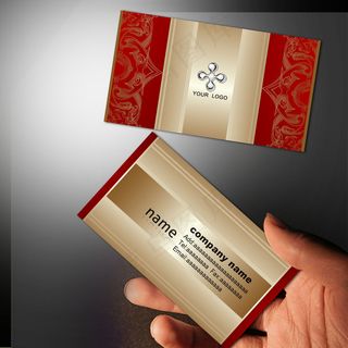 高挡简约 个人通用名片PSD模版下...