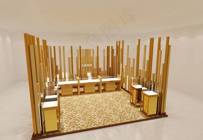珠宝展览设计图片