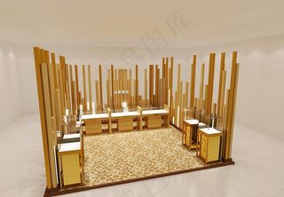 珠宝展览设计图片