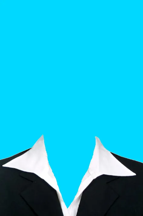 女士正装证件照【黑白】