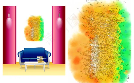 室内装饰抽象装饰画设计