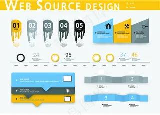 矢量数据图表素材