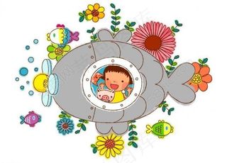 卡通儿童插画图片