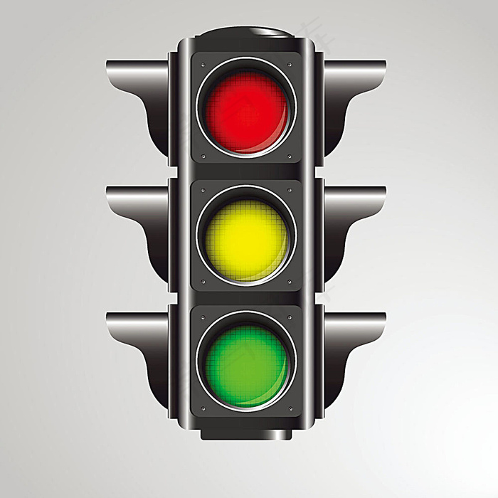 创意红绿灯图案
