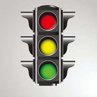 创意红绿灯图案