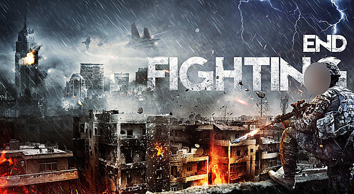 末日之战游戏网页首页psd图片