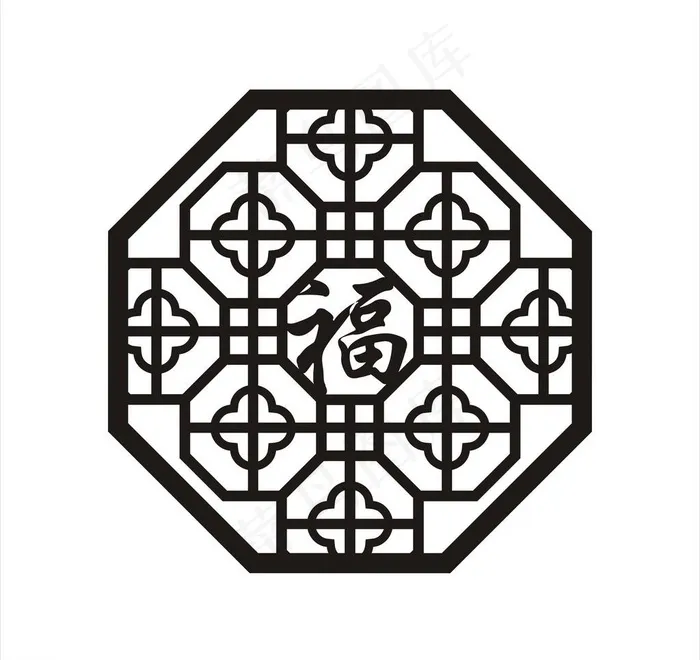 窗雕刻图片cdr矢量模版下载