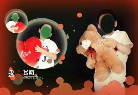 儿童摄影模板图片