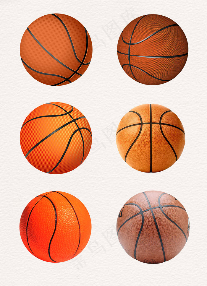 实物真皮比赛蓝球素材