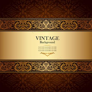 豪华金色欧式花纹背景