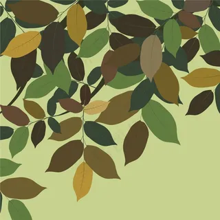 植物叶子图案素材