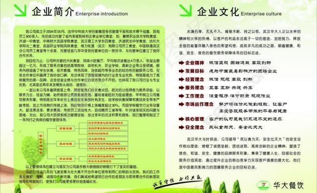 企业简介图片cdr矢量模版下载