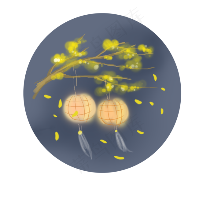 中秋节习俗手绘灯笼中秋节习俗手绘灯笼