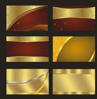 高档土豪金名片