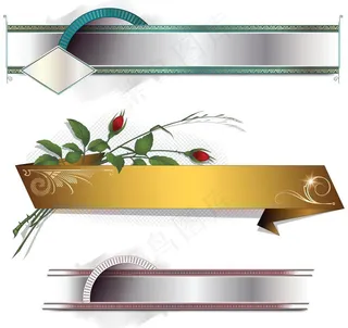 欧式复古横幅图片