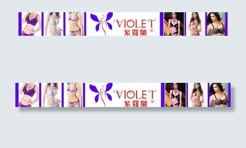 紫罗兰内衣图片cdr矢量模版下载