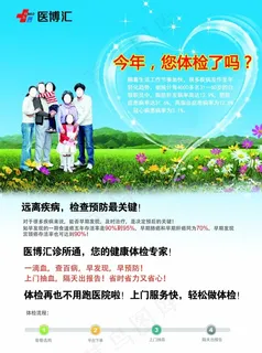 健康体检海报