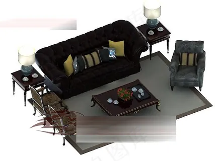 办公室3D模型免费下载 办公室3D模型免费下载