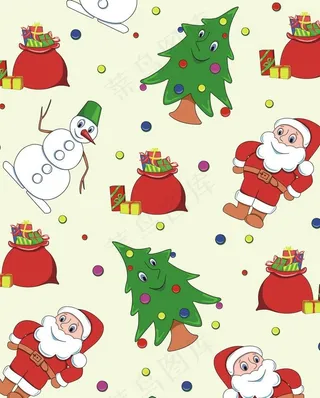 圣诞老人矢量图图片