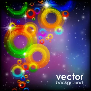 华丽耀眼的影响背景矢量