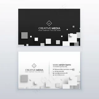 3d方格名片设计,方格,名片设计,矢量名片模板,EPS格式