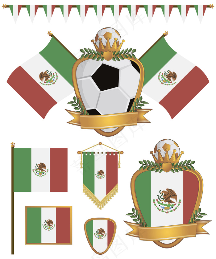 墨西哥的主题材料15矢量素材