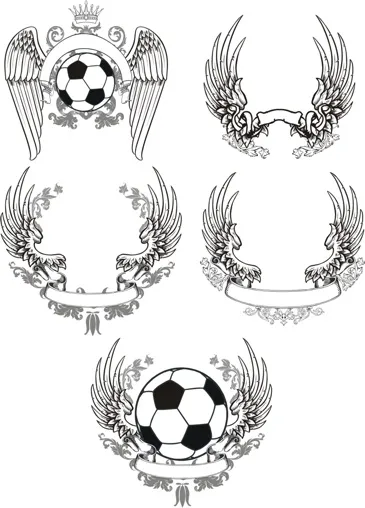 有翼的滚动设计包