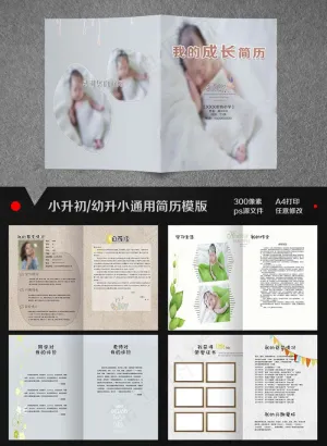 个性小升初简历