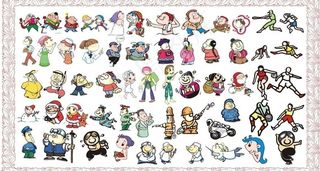 卡通人物 素材图片