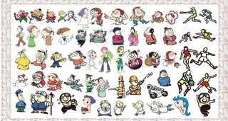 卡通人物 素材图片