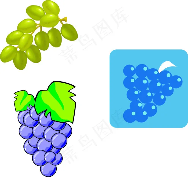 葡萄图案cdr矢量模版下载
