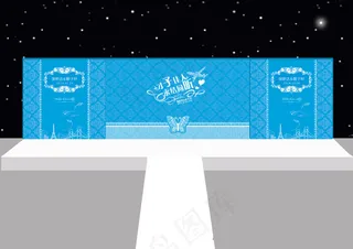 婚礼资料布置图库婚庆背景舞台现场效果图