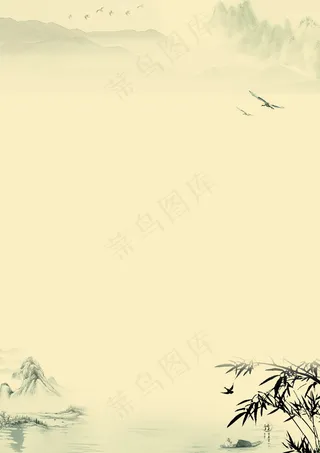 古风古韵背景图片