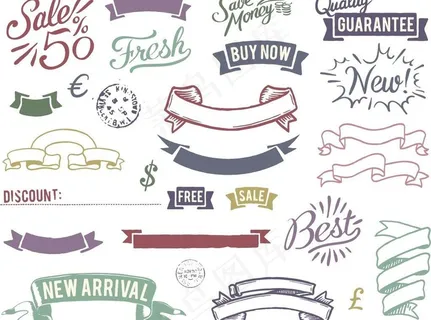 欧式复古横幅图片