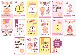 可爱的卡通婴儿元素矢量素材