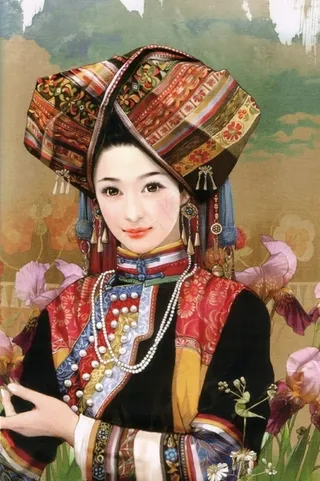 中华五十六个民族唯美