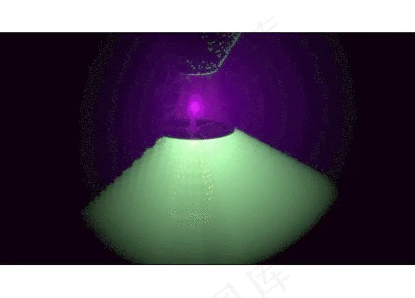 夜灯金及彩色动画光雾的阴影