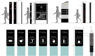 体育导向标识牌